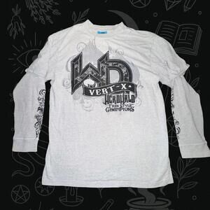 Y2K Era Layered Long Sleeve Shirt XL Double Sleeve Skate Streetwear 2000s